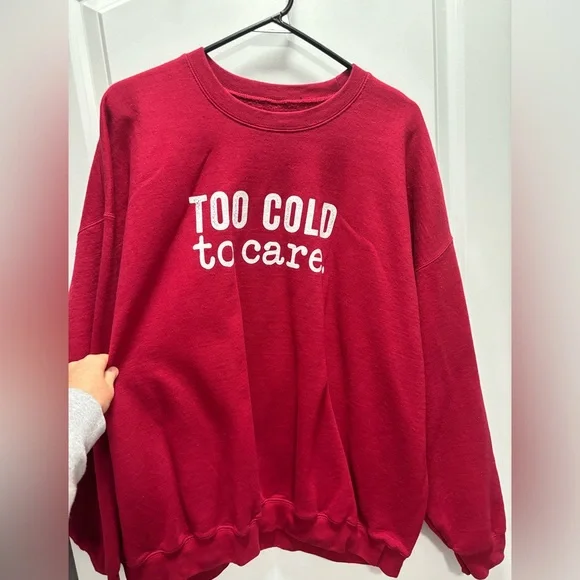 Red Graphic Sweatshirt - Picture 1 of 4